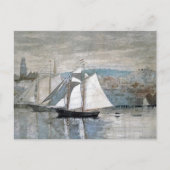 Gloucester Schooners Sloop Winslow Homer Postkarte (Vorderseite)