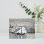 Gloucester Schooners Sloop Winslow Homer Postkarte (Stehend Vorderseite)