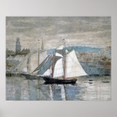 Gloucester Sloops Sailing Winslow Homer Poster (Vorne)