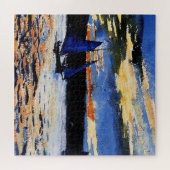 Gloucester Sunset painting by Winslow Homer Puzzle (Horizontal)