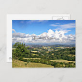 Gloucestershire, England Landschaft Postkarte (Vorne/Hinten)