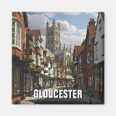 Gloucestershire England Travel Cathedral Magnet (Vorne)
