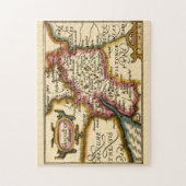 Gloucestershire Landkreis England Alte antike Kart Puzzle (Vertikal)