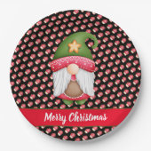 Glove Gnome Anpassen von Farbe und Text Pappteller (Vorderseite)