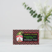 Glove Gnome Anpassen von Farbe und Text Visitenkarte (Stehend Vorderseite)