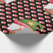 Glove Gnome Anpassungsfarbe Geschenkpapier (Ecke)
