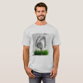 Glove Hand Platzierung Golf Ball auf T-Shirt mit G (Vorne ganz)