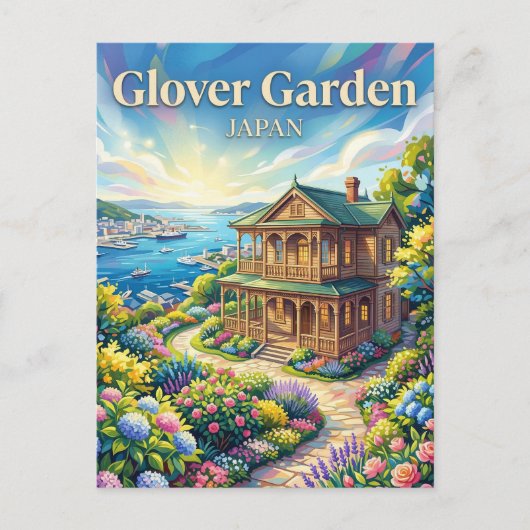 Glover Garten Japan Postkarte (Vorderseite)