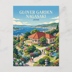 Glover Garten Nagasaki Japan Postkarte