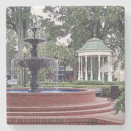 Glover Park Fountain Marietta, Ga. Marble Stone Co Steinuntersetzer