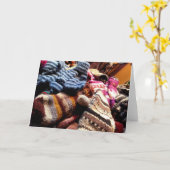 Gloves & Mittens Karte (Gelbe Blume)