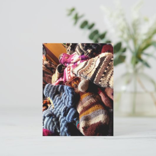 Gloves & Mittens Postkarte (Stehend Vorderseite)