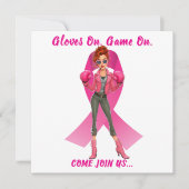 Gloves On, Game On Brustkrebs Fundraiser Event (Vorderseite)