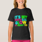 Glow Birthday Party Tshirt (Vorderseite)