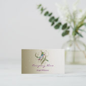 Glow Business Card Visitenkarte (Stehend Vorderseite)