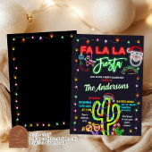 Glow Cactus Mexican Fiesta Holiday Party Einladung