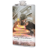 Glow Christmas Tree Star Foto Glitzer Flachmann (Links)