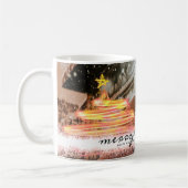 Glow Christmas Tree Star Foto Glitzer Kaffeetasse (Links)