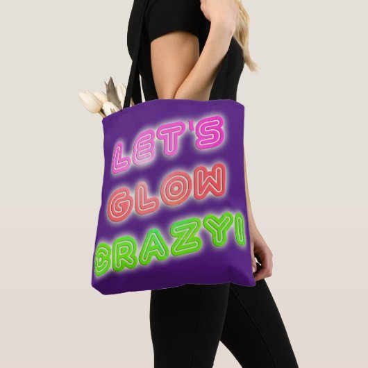 Glow Crazy Cool Neon Shiny Statement Tasche (Von Nahem)