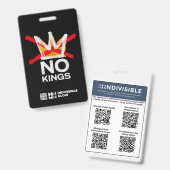 GLOW DEMOCRACY INFO CARD AUSWEIS (Vorder- & Rückseite)