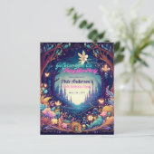 Glow Fairy Party Thema Fairytale Verzauberter Wald (Stehend Vorderseite)