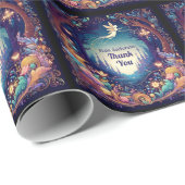 Glow Fairy Party Thema - Märchen nach Dunkelheit Geschenkpapier (Rolleneckpunkt)