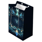 Glow Fairy Party Thema - Märchen nach Dunkelheit Mittlere Geschenktüte (Vorderseite Schrägansicht)