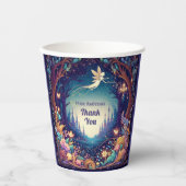 Glow Fairy Party Thema - Märchen nach Dunkelheit Pappbecher (Vorderseite)