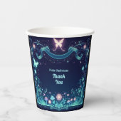 Glow Fairy Party Thema - Märchen nach Dunkelheit Pappbecher (Vorderseite)