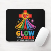 Glow For Jesus Christian Faith Mousepad (Mit Mouse)