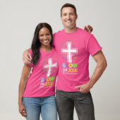 Glow für Jesus Christliches Kreuz T-Shirt Jesus Ch (Unisex)