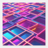 Glow Geometric Peel and Stick Wall Decke Tapete (Vorderseite)