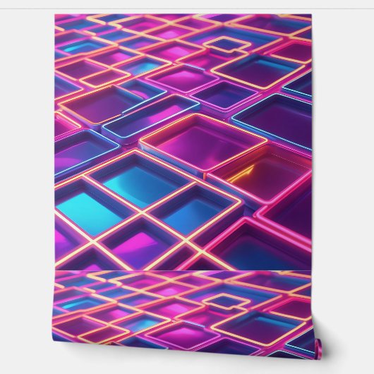 Glow Geometric Peel and Stick Wall Decke Tapete (Abrollen)