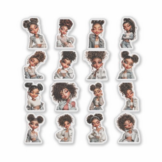 Glow Getter 16 Editorial Stickers Aufkleber (Vorderseite)