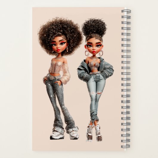 Glow Getter Duo Spiral Notebook Notizblock (Rückseite)