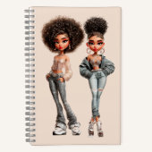 Glow Getter Duo Spiral Notebook Notizblock (Vorderseite)