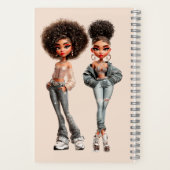 Glow Getter Duo Spiral Notizbuch (Rückseite)