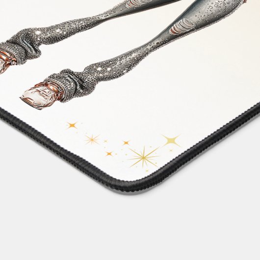 Glow Getter Mousepad | Confident Glam Desk Mat Schreibtischunterlage (Ecke)