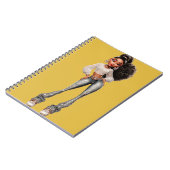 Glow Getter Mustard Spiral Photo Notebook Notizblock (Linke Seite)