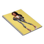 Glow Getter Yellow Spiral Photo Notebook Notizblock (Rechte Seite)