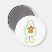 Glow Ghost Magnet (Vorderseite/Rückseite)