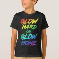Glow Hard oder Glow Zuhause Partys