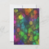 Glow in der Dunklen Geburt Einladungen (Rückseite)