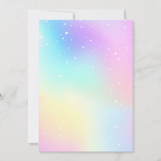 Glow in der dunklen Pastel Easter Eizelljagd Einla Einladung (Rückseite)