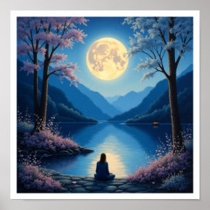 Glow-in-the-Dark Acrylmalereien! 🎨🌟 Poster