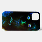 Glow In The Dark Cat iPad Air Case (Rückseite (Horizontal))