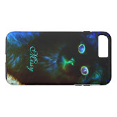 Glow in the Dark Cat iPhone 7 Plus Fall Case-Mate iPhone Hülle (Rückseite (Horizontal))