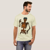 Glow-in-the-Dark Skeleton T - Shirt - Spooky Hallo (Vorne ganz)