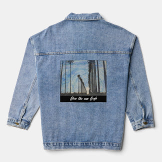Glow Like van Gogh Denim Jacket Jeansjacke