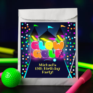 Glow Miniatur Golf Geburtstagsparty Geschenktütchen